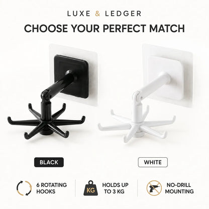 SWIVEL HOOK STORAGE RACK