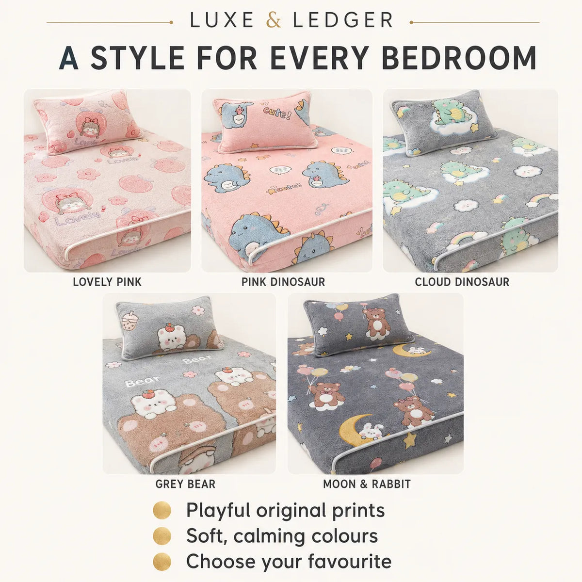 CARTOON VELVET SHEET
