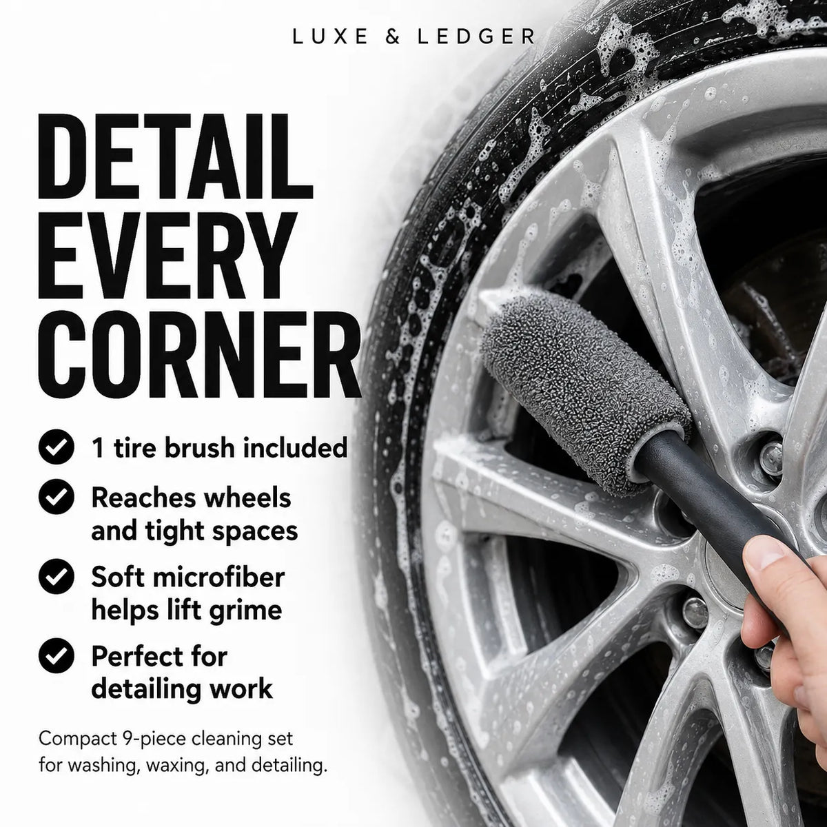 ULTIMATE 9-IN-1 CAR DETAILING KIT