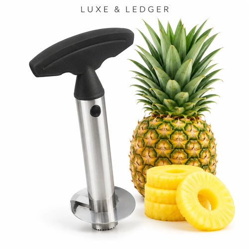 STAINLESS STEEL PINEAPPLE SLICER & PEELER