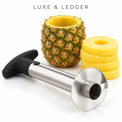 STAINLESS STEEL PINEAPPLE SLICER & PEELER