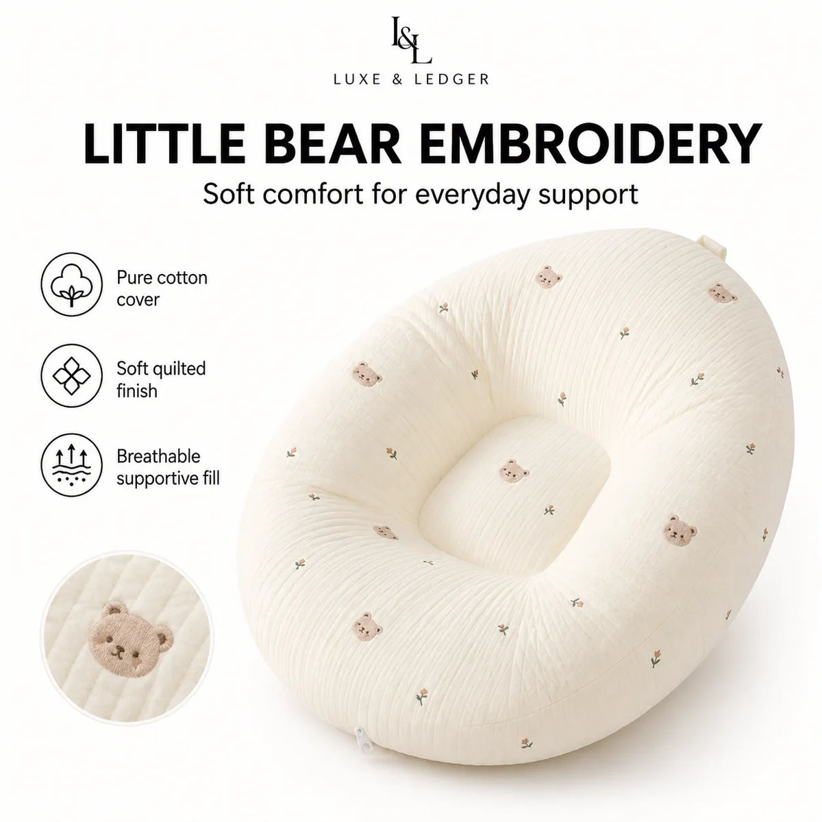 ERGONOMIC BREASTFEEDING PILLOW
