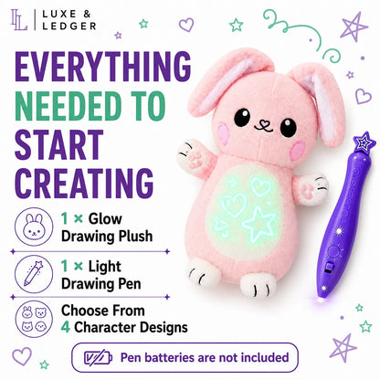 LUMIYA™ MAGIC GLOW DRAWING PLUSH