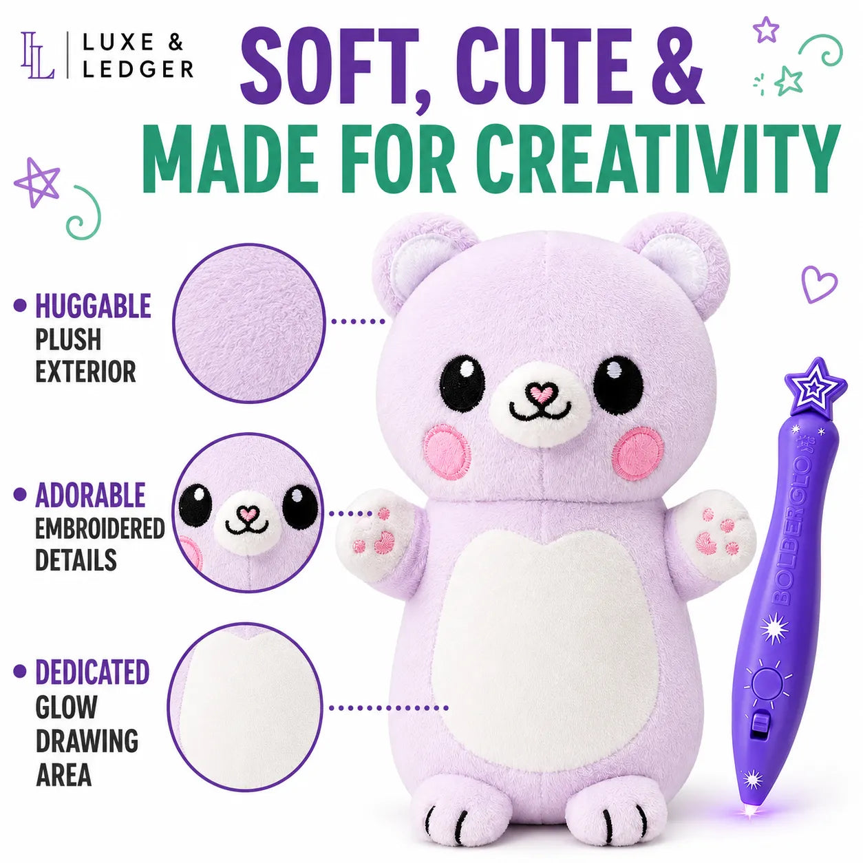 LUMIYA™ MAGIC GLOW DRAWING PLUSH