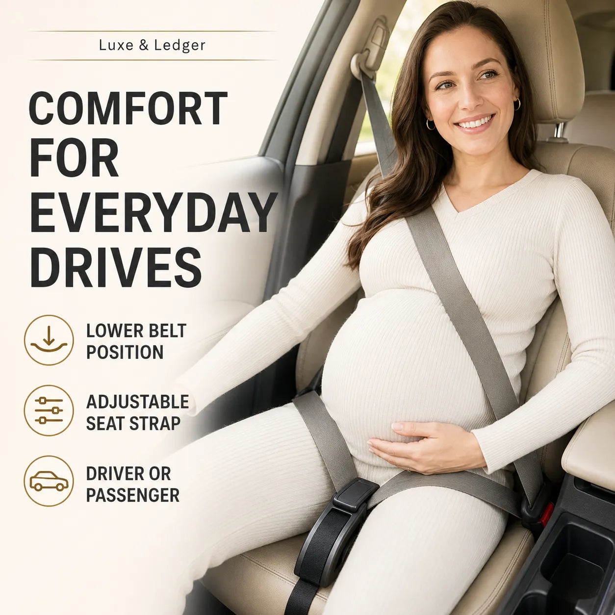 PREGNABELT™ MATERNITY CAR SEAT BELT ADJUSTER