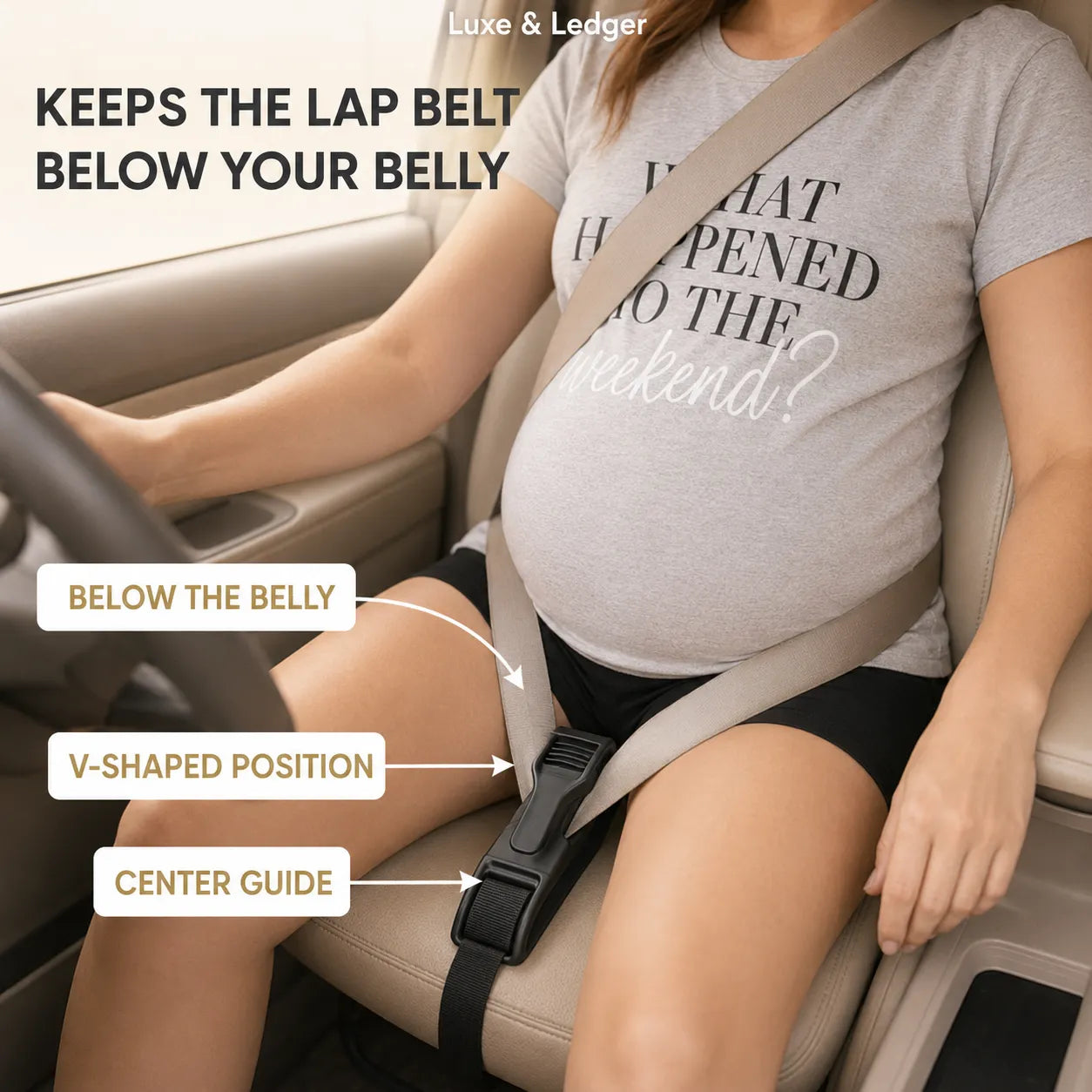 PREGNABELT™ MATERNITY CAR SEAT BELT ADJUSTER