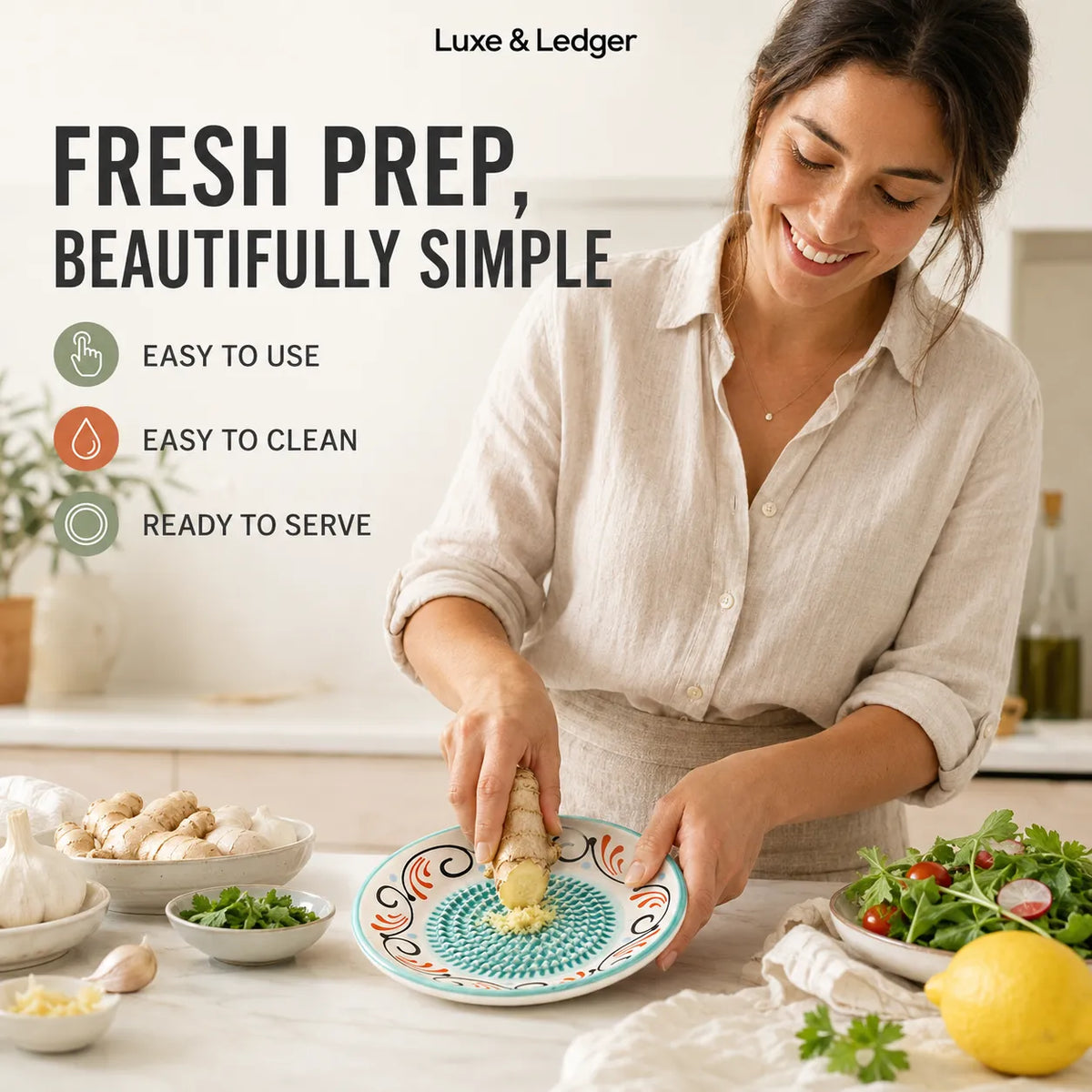 GRINDORA™ CERAMIC GRINDING DISH