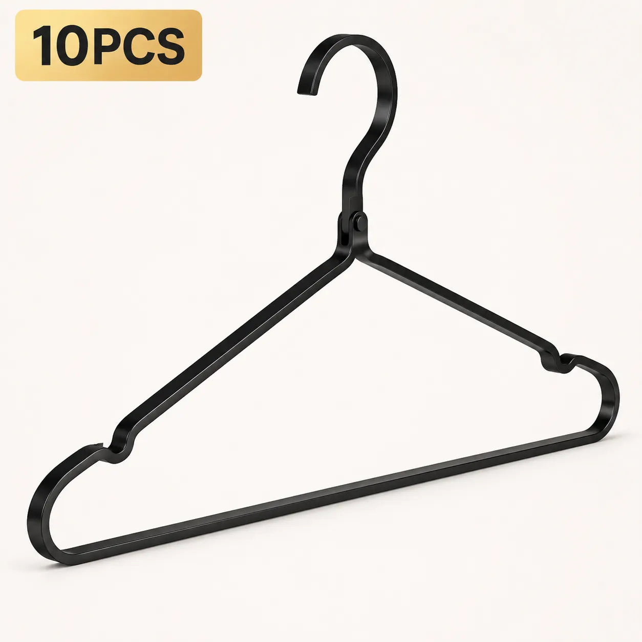WIDE ALUMINUM CLOTHES HANGERS