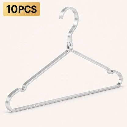 WIDE ALUMINUM CLOTHES HANGERS