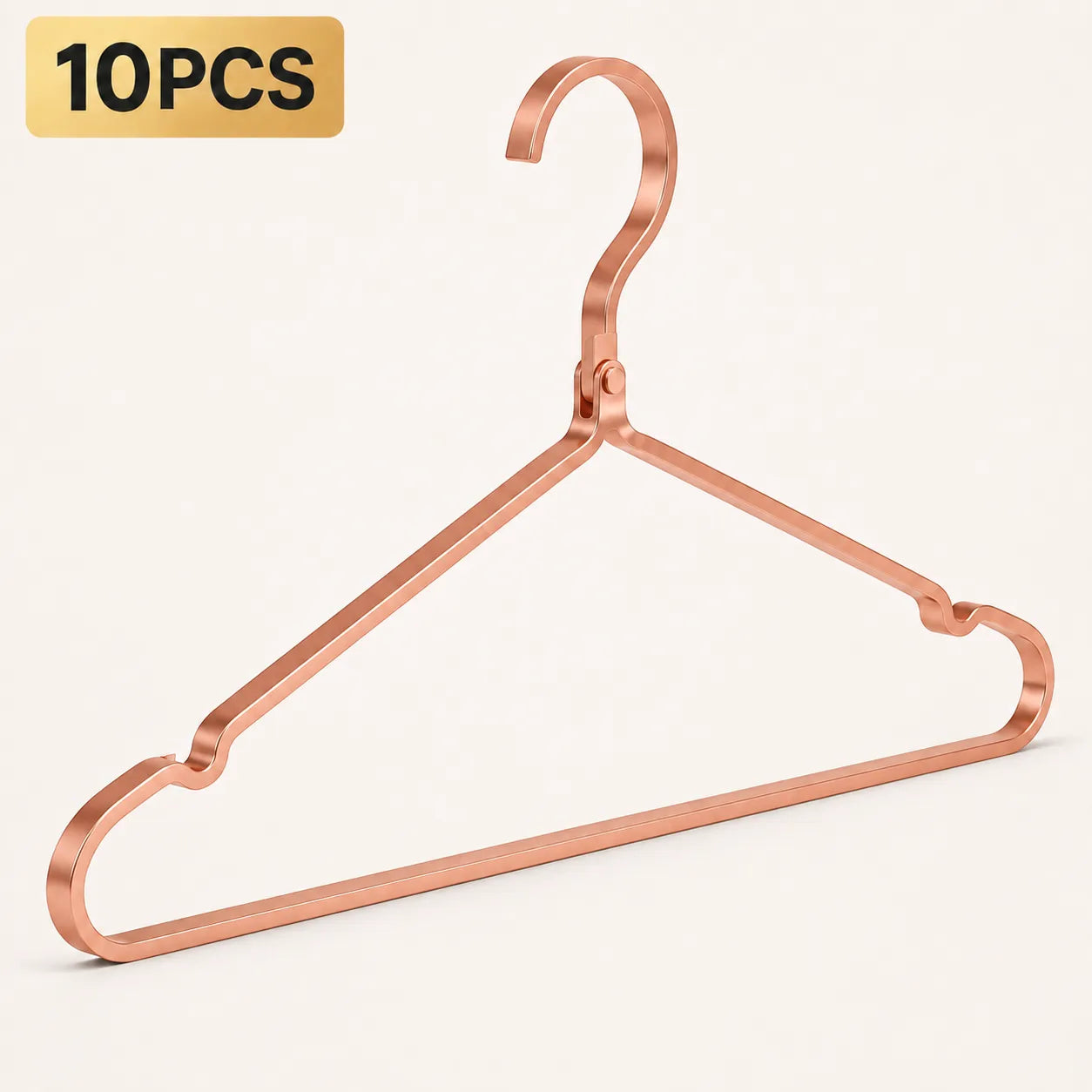 WIDE ALUMINUM CLOTHES HANGERS
