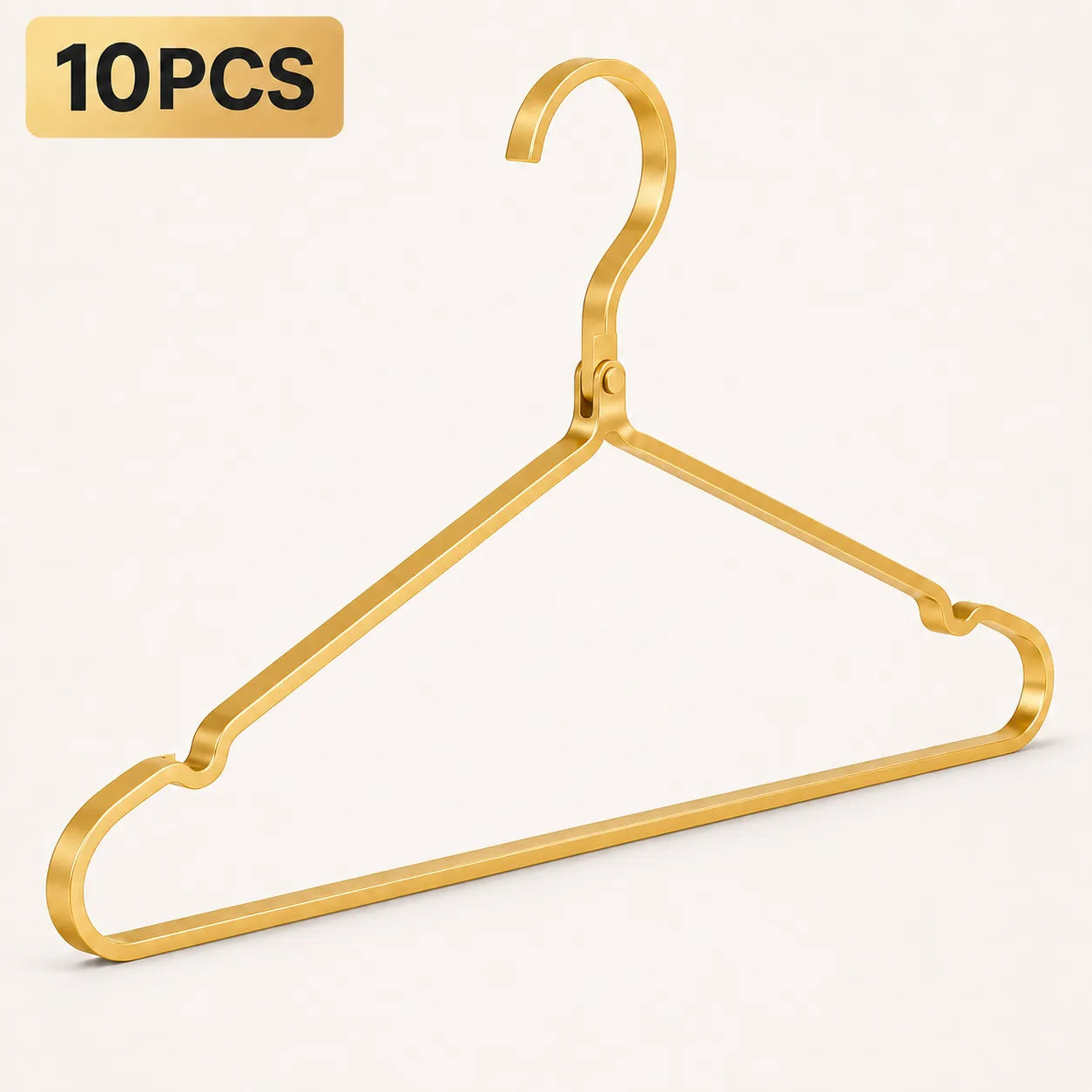 WIDE ALUMINUM CLOTHES HANGERS