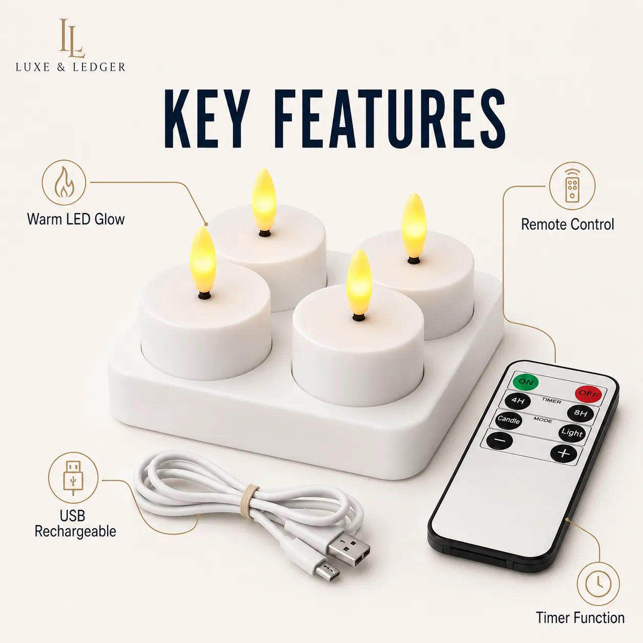 VELORA GLOW AMBIANCE CANDLE