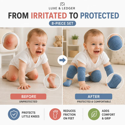 BABY KNEE PROTECTORS & GRIP SOCKS