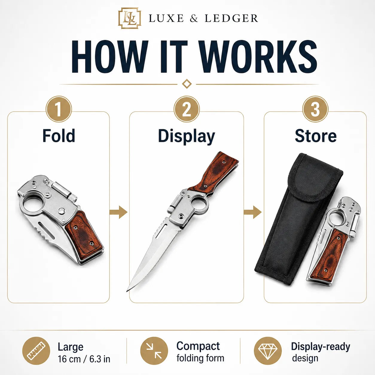 FOLDING OUTDOOR UTILITY KNIFE