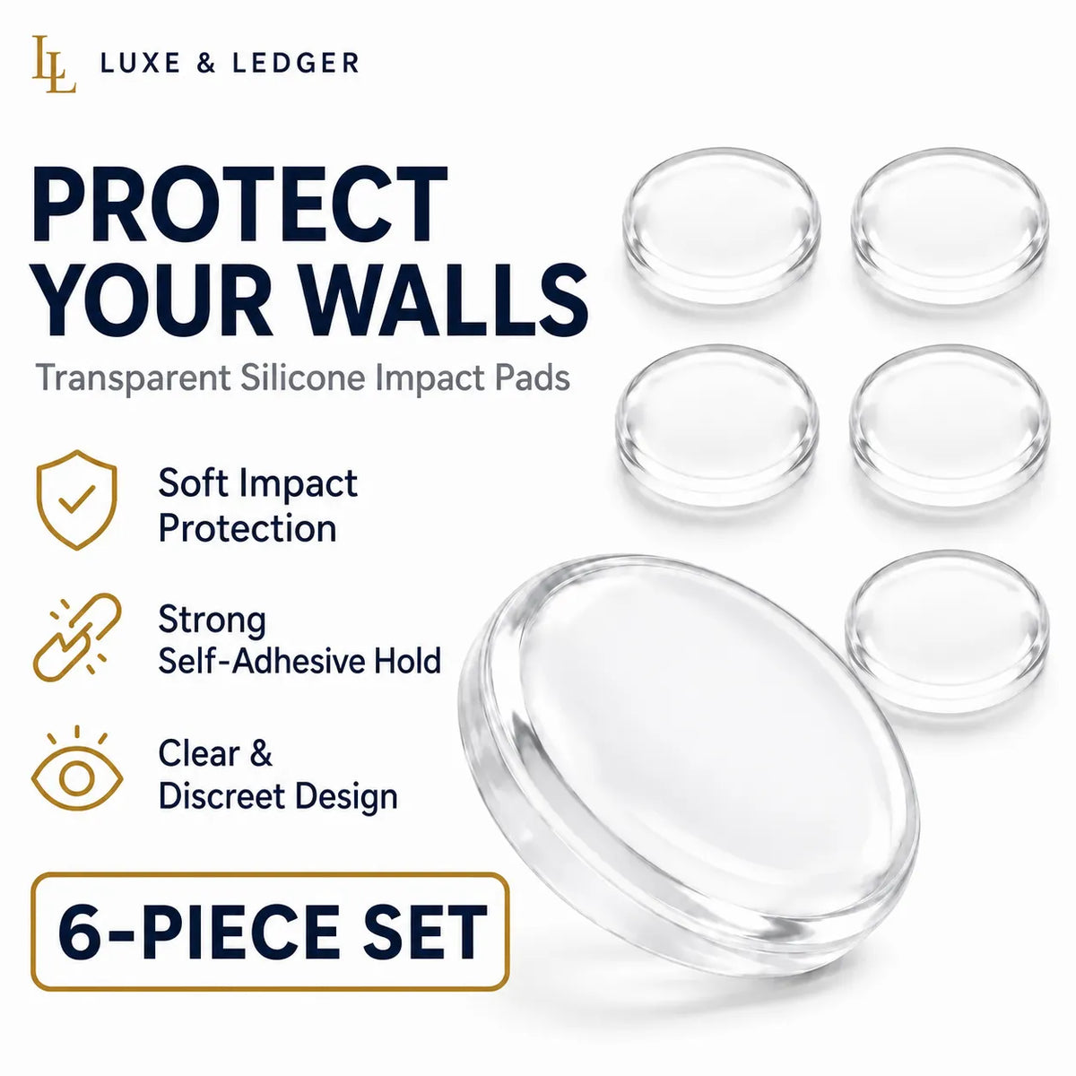 6-PIECE WALL PROTECTOR