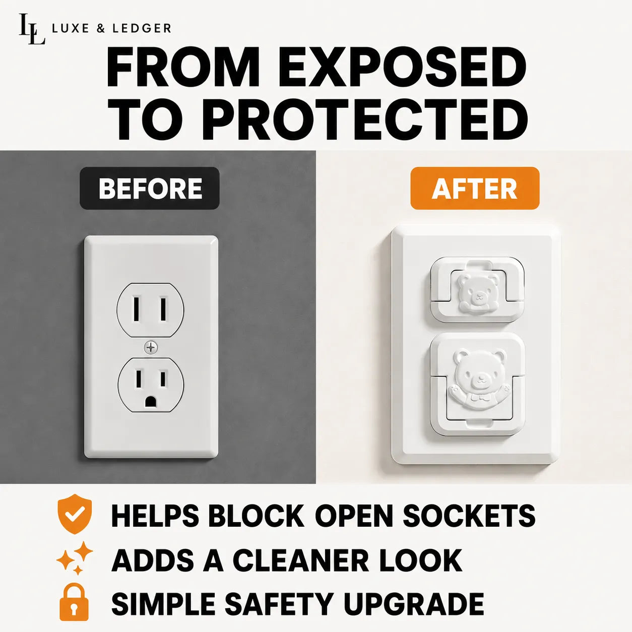 US CHILD SAFETY OUTLET COVERS