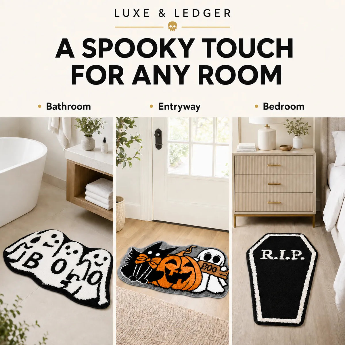 HALLOWEEN GHOST MAT