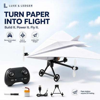 SKYGLIDE™ REMOTE-CONTROLLED PAPER AIRPLANE