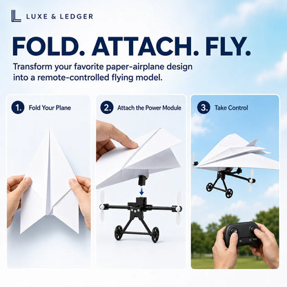 SKYGLIDE™ REMOTE-CONTROLLED PAPER AIRPLANE