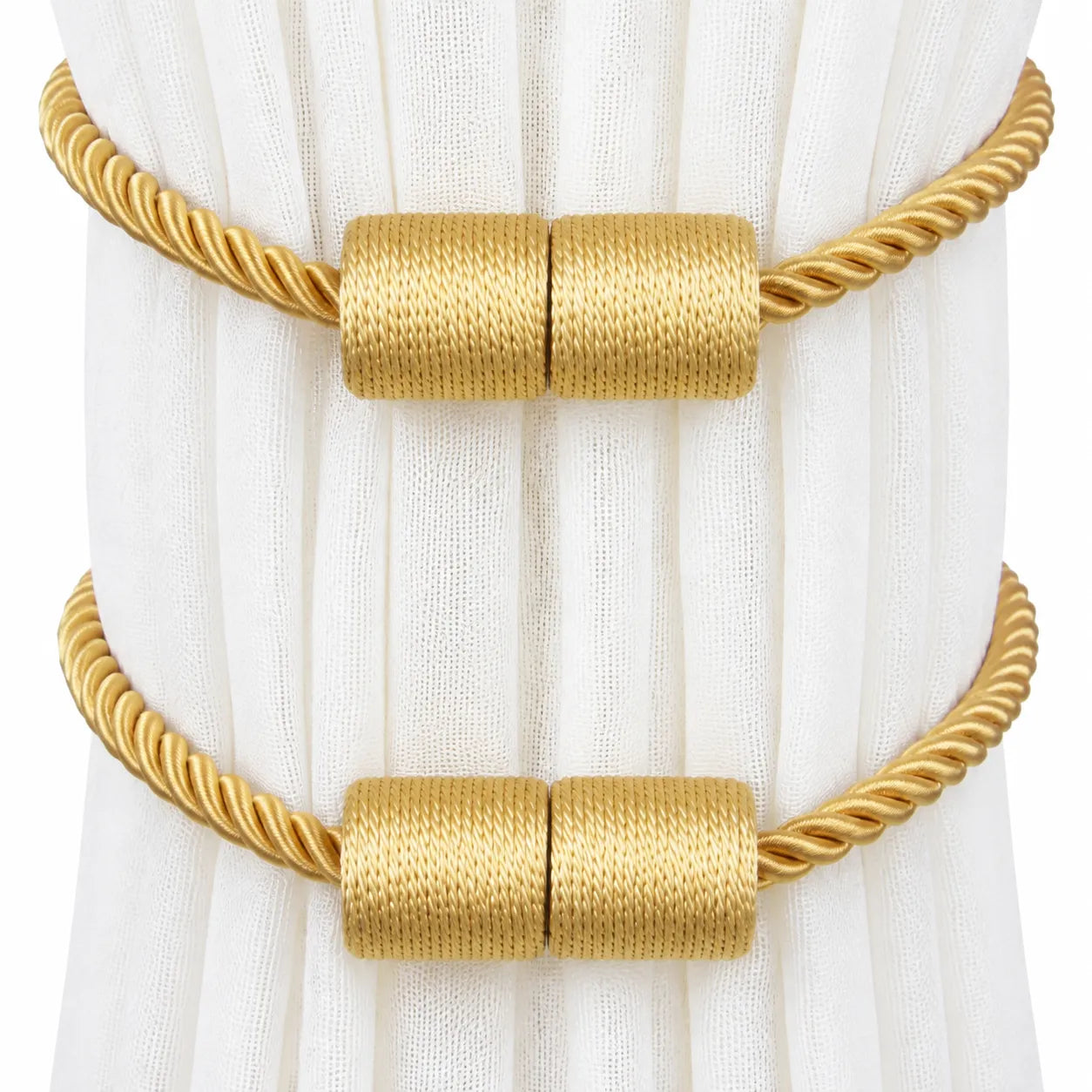 Cylindrical Curtain Bandage Magnetic Buckle Installation-free