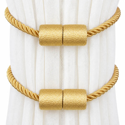 Cylindrical Curtain Bandage Magnetic Buckle Installation-free