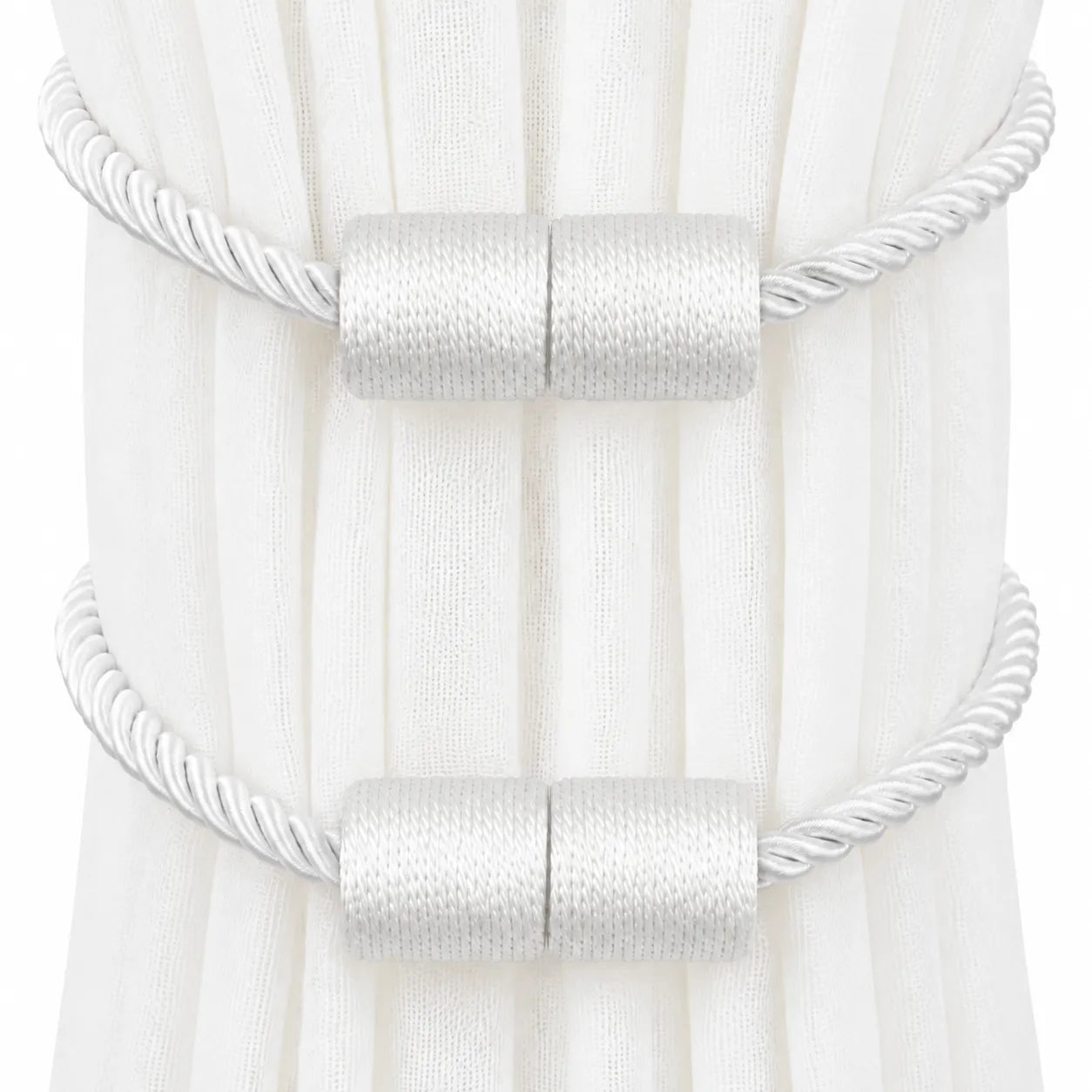 Cylindrical Curtain Bandage Magnetic Buckle Installation-free