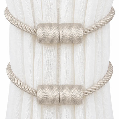 Cylindrical Curtain Bandage Magnetic Buckle Installation-free
