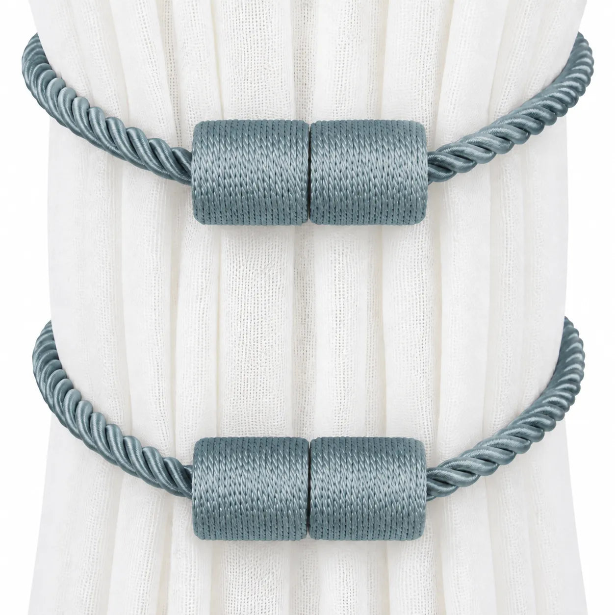 Cylindrical Curtain Bandage Magnetic Buckle Installation-free