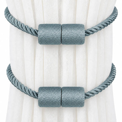 Cylindrical Curtain Bandage Magnetic Buckle Installation-free