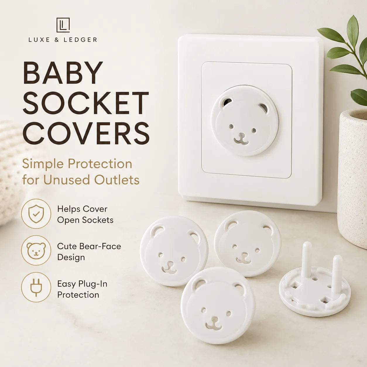 EU CHILD SAFETY SOCKET COVERS – EUROPE & SOUTH AMERICA