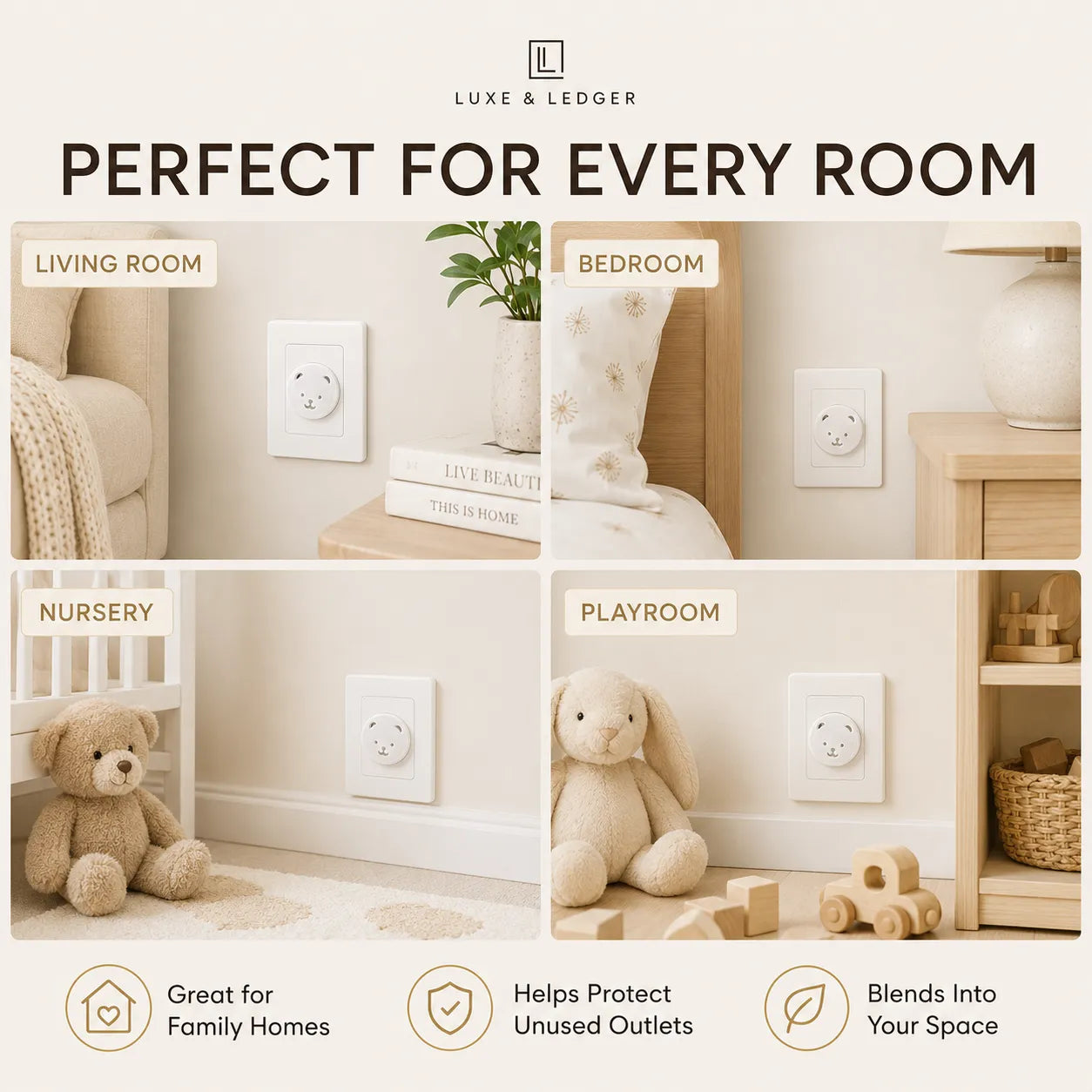 EU CHILD SAFETY SOCKET COVERS – EUROPE & SOUTH AMERICA