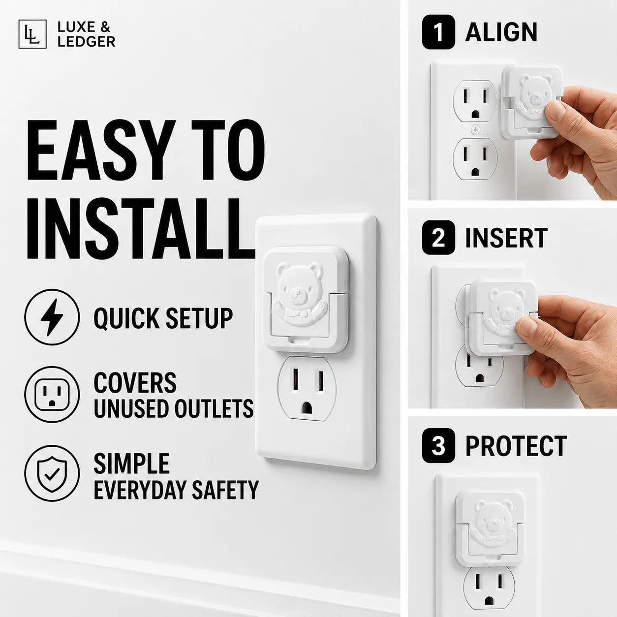 US CHILD SAFETY OUTLET COVERS