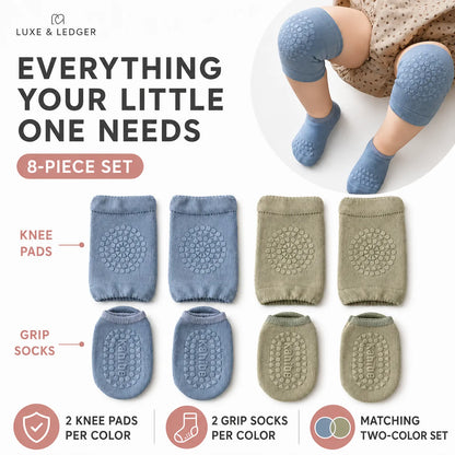 BABY KNEE PROTECTORS & GRIP SOCKS