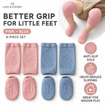 BABY KNEE PROTECTORS & GRIP SOCKS
