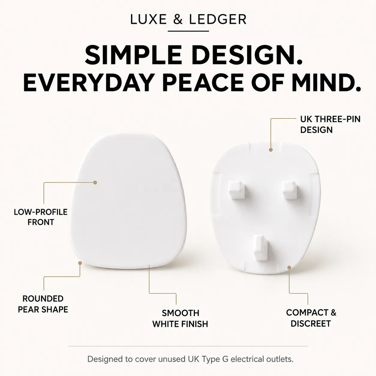 UK BABY-SAFE SOCKET COVERS