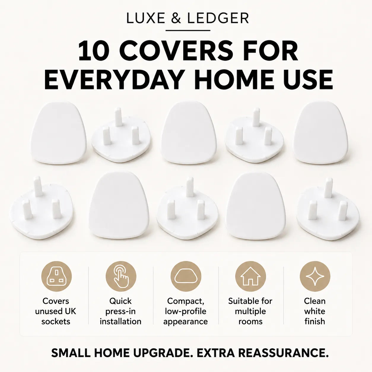 UK BABY-SAFE SOCKET COVERS