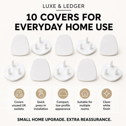 UK BABY-SAFE SOCKET COVERS