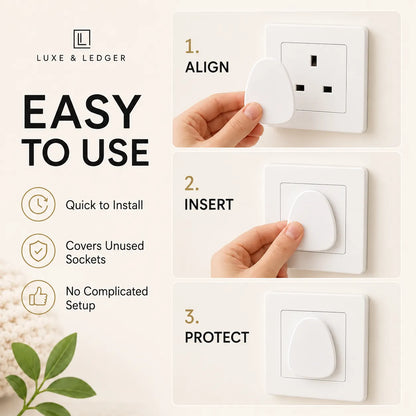 UK BABY-SAFE SOCKET COVERS