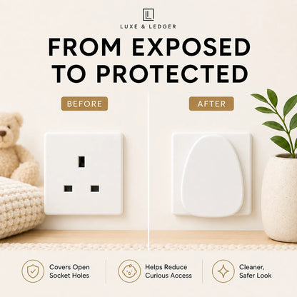 UK BABY-SAFE SOCKET COVERS
