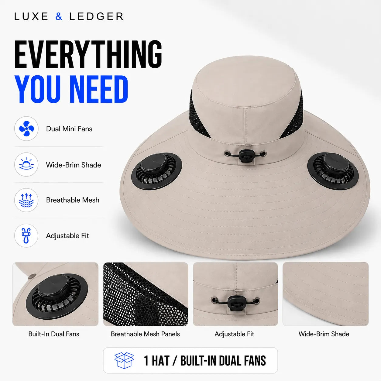 SOLAR COOLING HAT