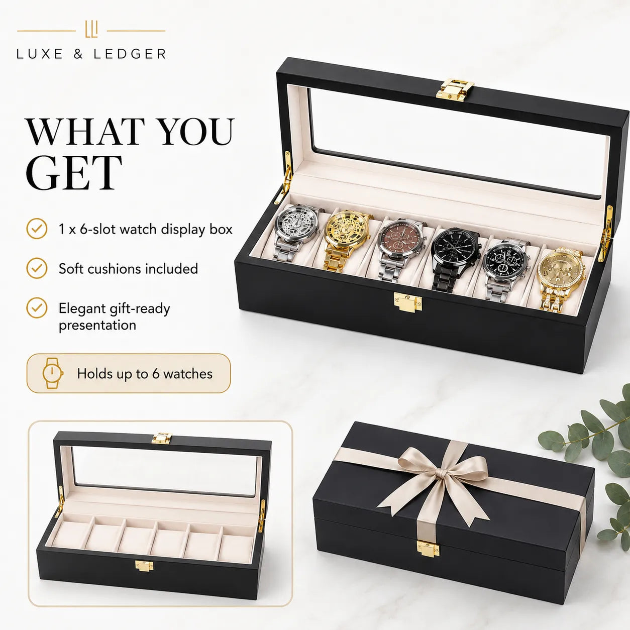LUXURY WATCH STORAGE BOX