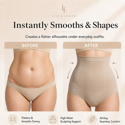 HIGH-WAIST SCULPTING PANTS