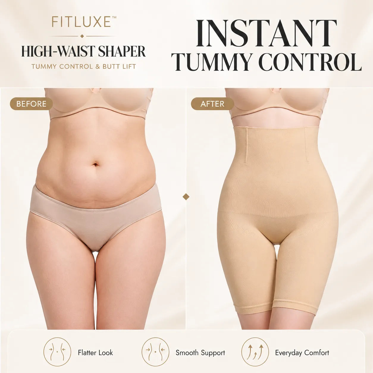 FITLUXE™ HIGH-WAIST SHAPER – TUMMY CONTROL & BUTT LIFT