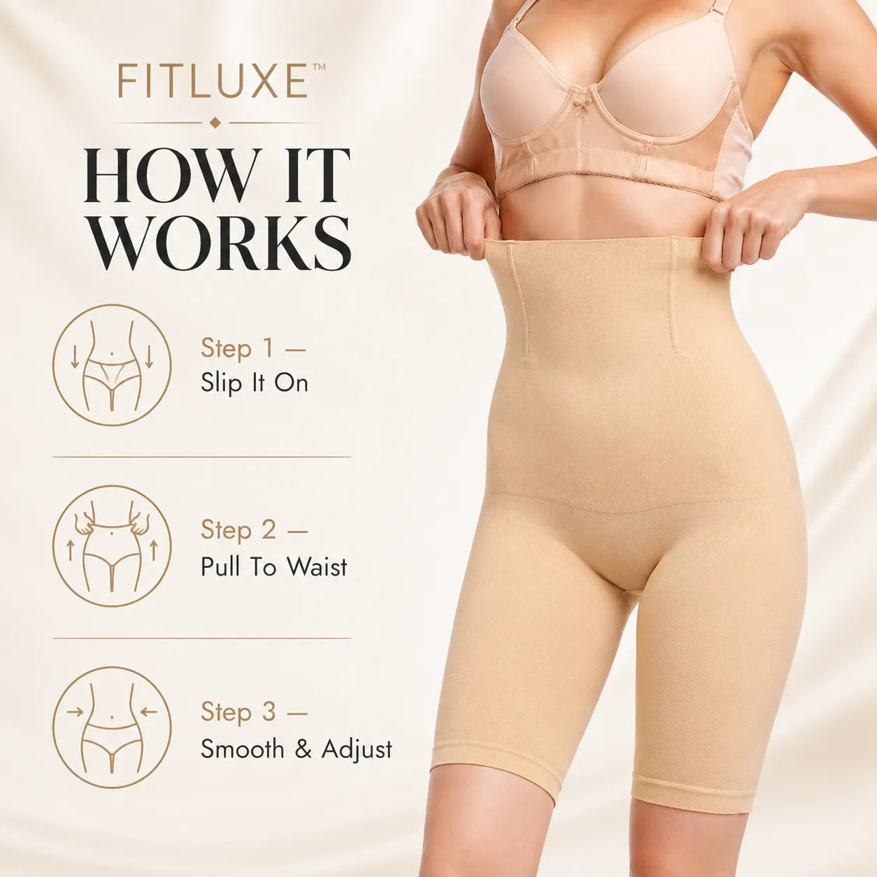 FITLUXE™ HIGH-WAIST SHAPER – TUMMY CONTROL & BUTT LIFT