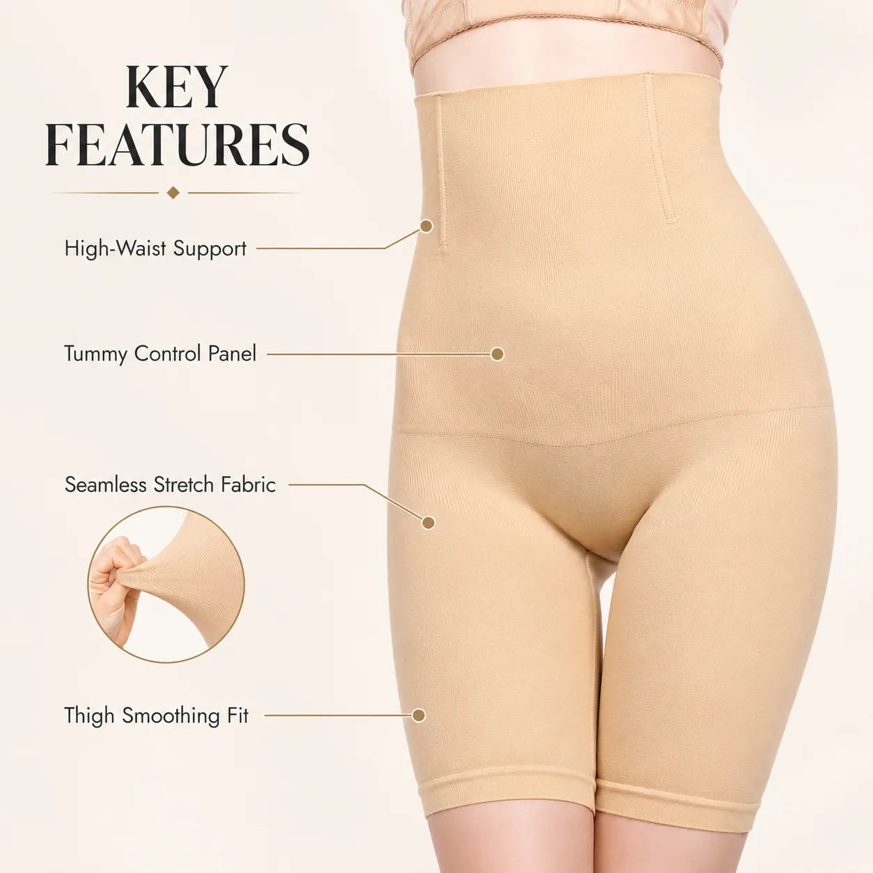 FITLUXE™ HIGH-WAIST SHAPER – TUMMY CONTROL & BUTT LIFT