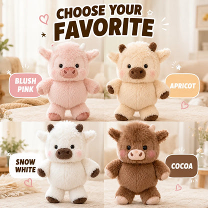 Four plush toys in different colors with text 'Choose Your Favorite' and color labels.