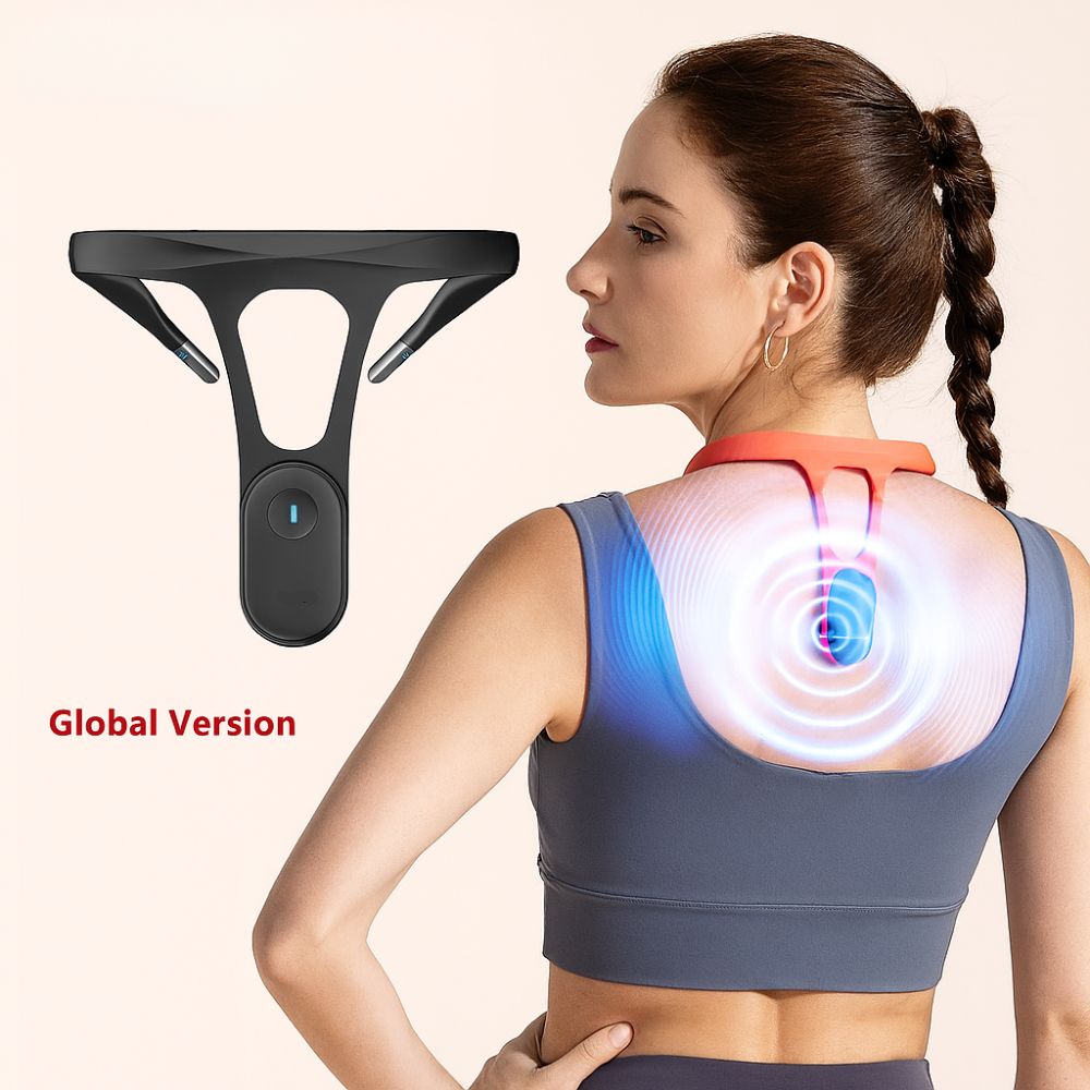Posture Corrector Back Brace Smart Vibrating Posture Trainer Device ...