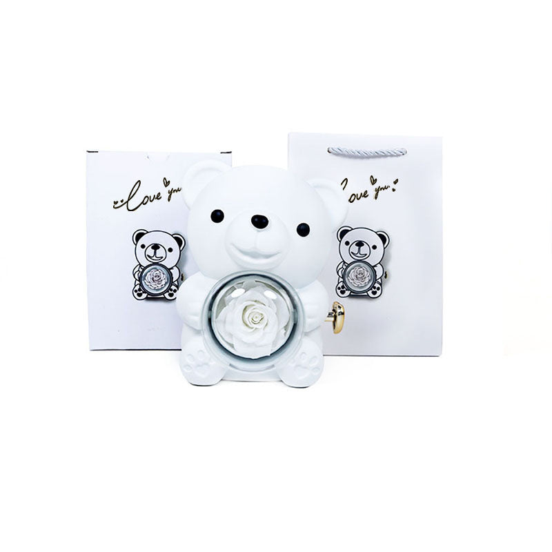 ROTATING BEAR GIFT BOX