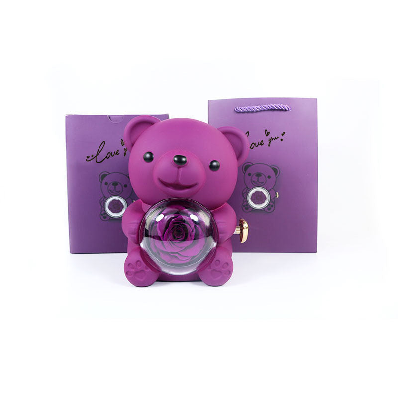 ROTATING BEAR GIFT BOX