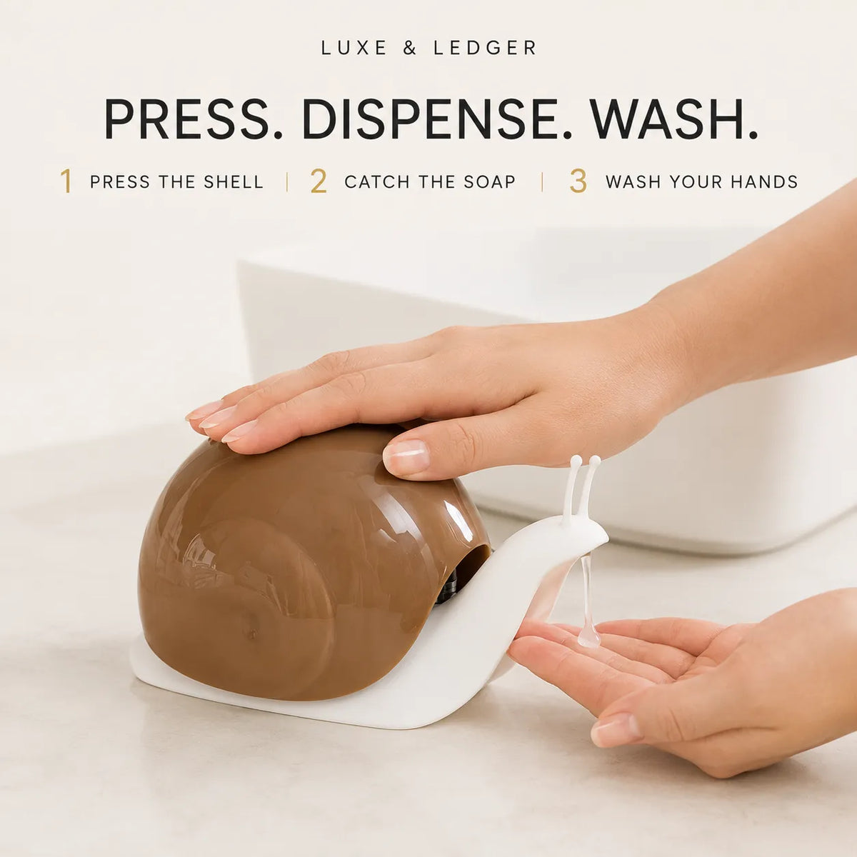 SNAIL SHAPED LOTION BOTTLE